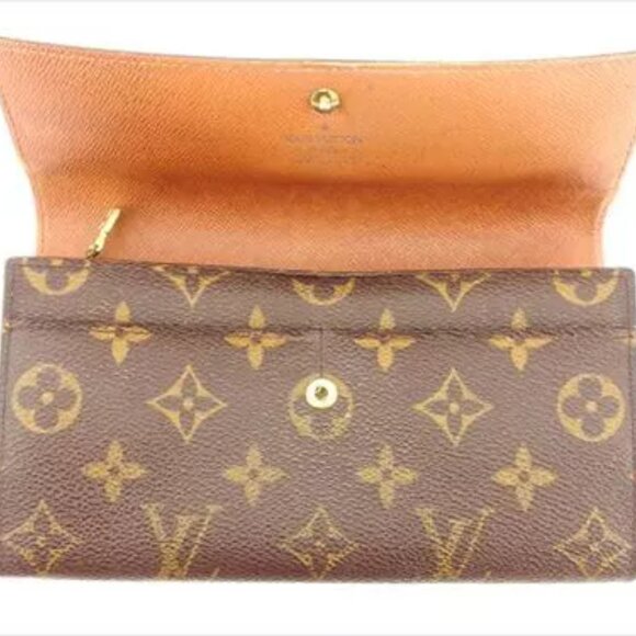 Louis Vuitton Wallet Purse Monogram Canvas Brown Woman Authentic Used - Picture 7 of 7